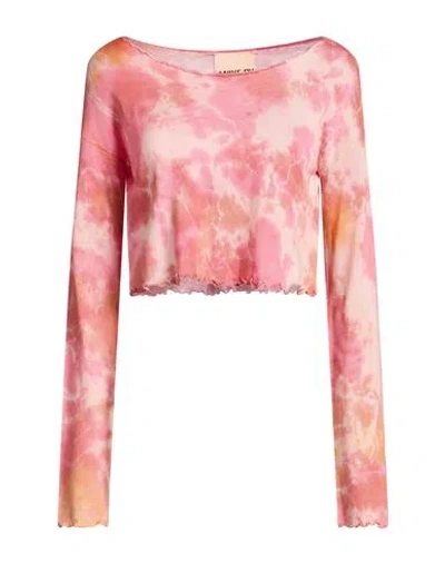 Aniye By Woman Sweater Coral Size Xs Lyocell In Multi