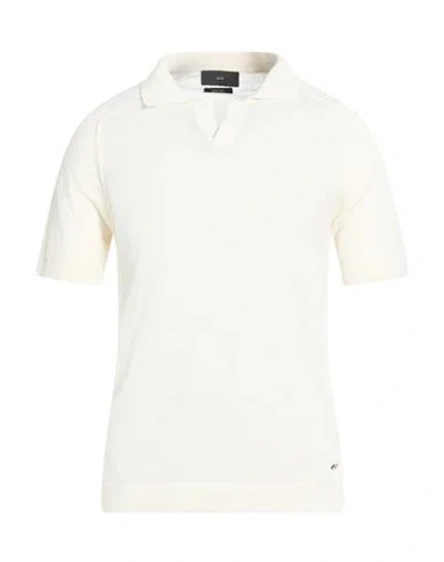 Liu •jo Man Man Sweater Ivory Size S Linen, Cotton In White