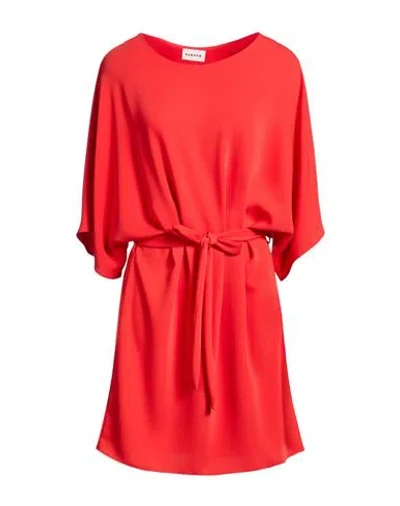 P.a.r.o.s.h P. A.r. O.s. H. Woman Mini Dress Red Size L Polyester In Red