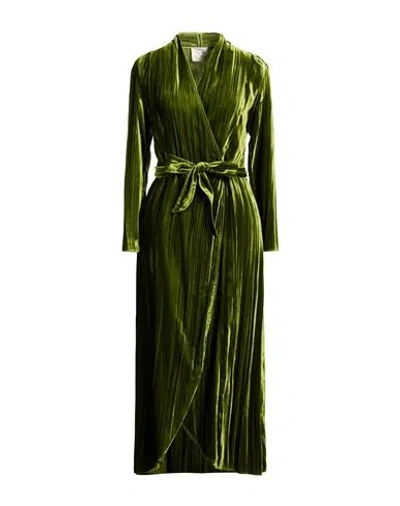 Forte Forte Forte_forte Woman Maxi Dress Military Green Size 3 Viscose, Polyamide In Green