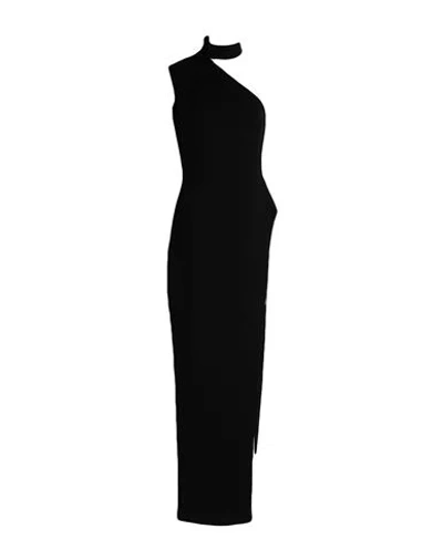 Monot Mônot Woman Maxi Dress Black Size 6 Polyester In Black
