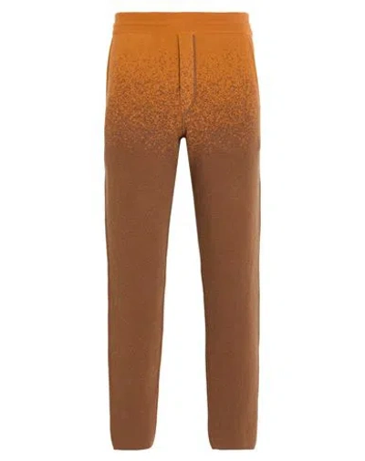 Missoni Man Pants Rust Size 32 Wool, Polyester, Elastane In Brown