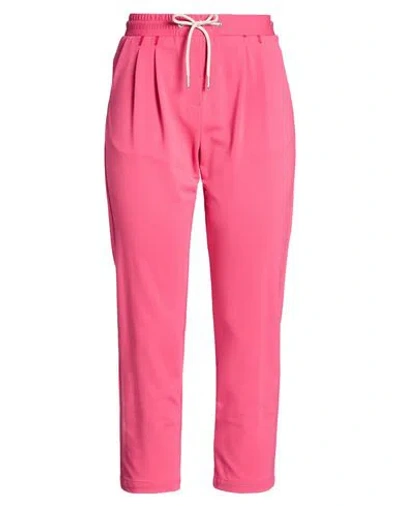 People Of Shibuya Woman Pants Magenta Size 6 Rayon, Polyamide, Elastane In Pink