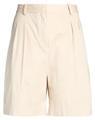 Circolo 1901 Woman Shorts & Bermuda Shorts Beige Size 10 Cotton, Elastane In Neutral