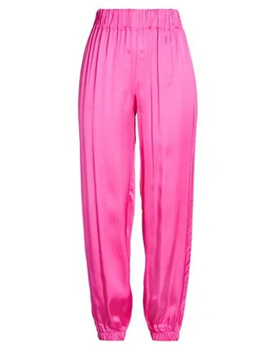 Mariuccia Woman Pants Fuchsia Size S Viscose In Pink