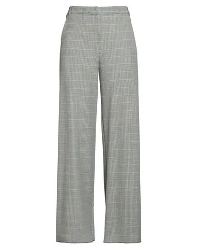 Iblues I Blues Woman Pants Cream Size 10 Polyester, Viscose, Elastane In Gray