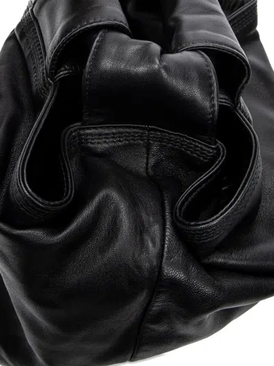 Pre-owned Loewe Nappa-aire Schultertasche Mit Logo-prägung In Black