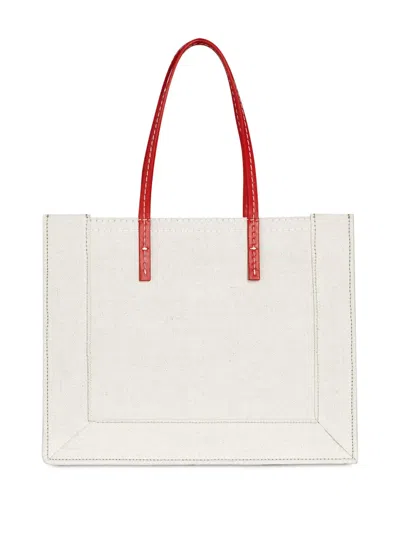 Giambattista Valli Tote Bag Aus Canvas In White