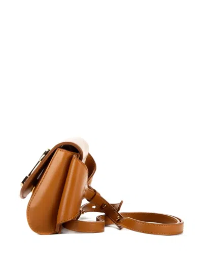 Pre-owned Chloé C Suede Belt Bag In Brown