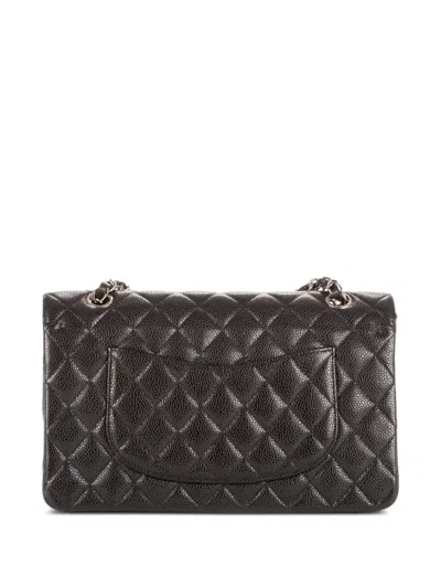 Pre-owned Chanel Classic Double Flap Quilted Shoulder Bag In Black