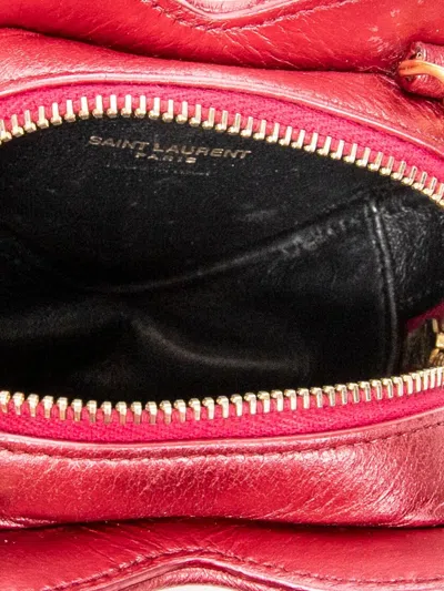 Pre-owned Saint Laurent 2000 Love Heart Crossbody Bag In Pink