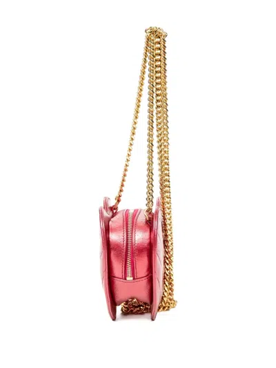Pre-owned Saint Laurent 2000 Love Heart Crossbody Bag In Pink