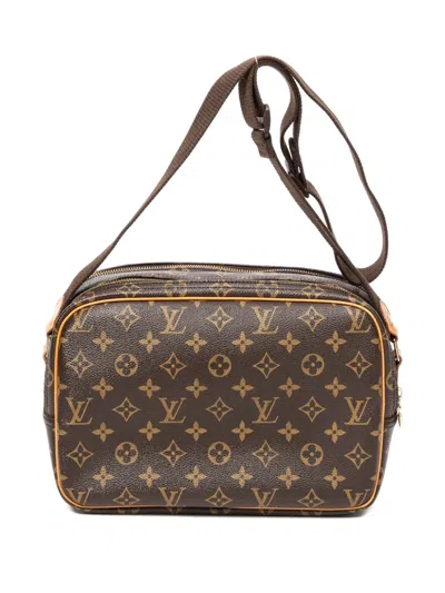 Pre-owned Louis Vuitton Reporter Pm Cross Body Bag In Brown