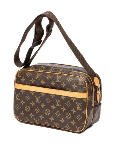 Pre-owned Louis Vuitton Reporter Pm Cross Body Bag In Brown