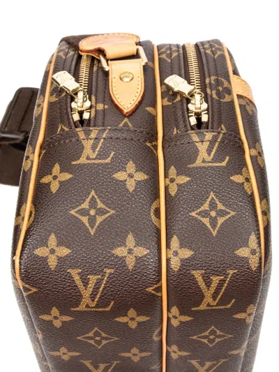 Pre-owned Louis Vuitton Reporter Pm Cross Body Bag In Brown