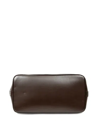 Pre-owned Louis Vuitton Alma Pm Damier Tote Bag In Brown