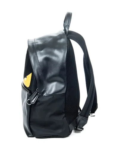 Pre-owned Fendi Monster Backpack In Black