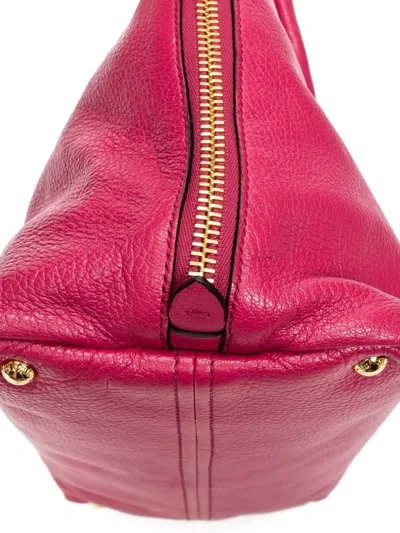 Pre-owned Miu Miu Top-handle Zipped Handbag In Pink