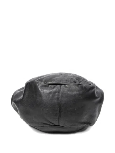 Pre-owned Loewe Anagram Shoulder Bag In Black