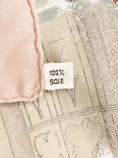 Pre-owned Hermes 2000-2020 Napoleon Silk Scarf Scarves In Pink