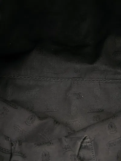 Pre-owned Gucci 2016-2025 Gg Canvas Gg Charm Tote Bag In Brown