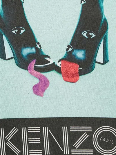 Pre-owned Kenzo X Toilet Paper Printed Sweatshirt In Black