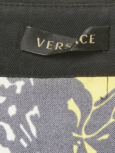 Pre-owned Versace Animal-motif Shirt In Black