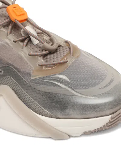 Pre-owned Fendi Lace-up Sneakers In White