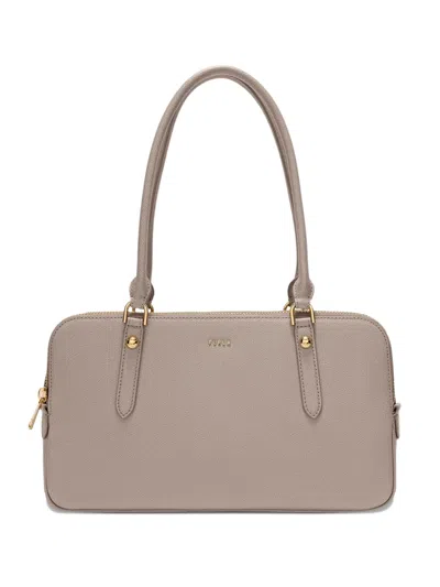 Furla Medium Boston Tote Bag In Gray