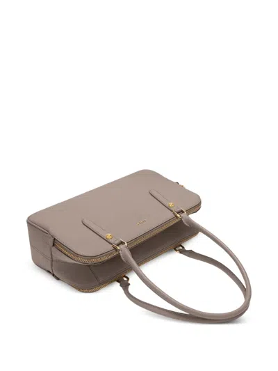 Furla Medium Boston Tote Bag In Gray