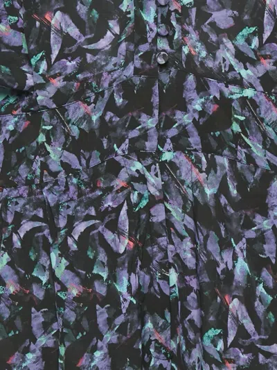 Pre-owned Iro Crepe Printed Jumpsuit In Black