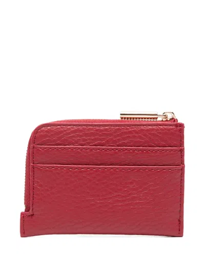 Liu •jo Zip Card Wallet In Red