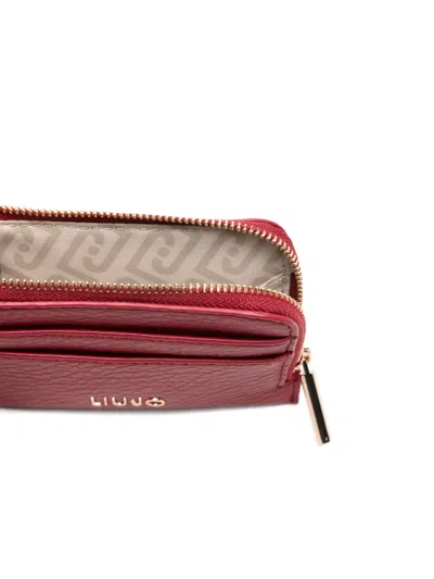 Liu •jo Zip Card Wallet In Red