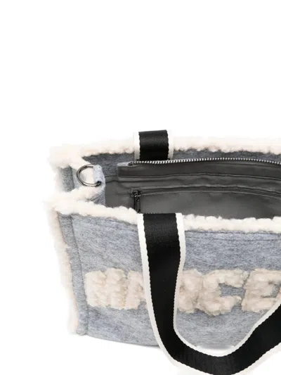 Marc Ellis Sherpa-logo Tote Bag In Gray