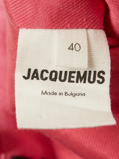 Pre-owned Jacquemus La Robe Limao Cut-out Mini Dress In Pink
