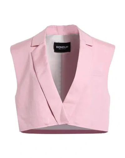 Dondup Woman Blazer Pink Size 6 Viscose In Pink