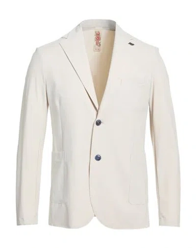 Bob Man Blazer Light Grey Size 36 Polyamide, Elastane In Neutral