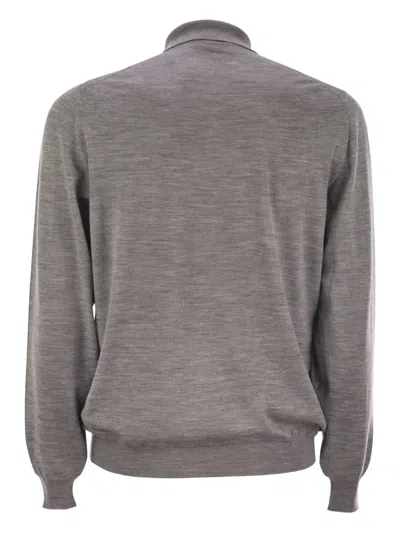 三纽扣初剪羊毛POLO衫