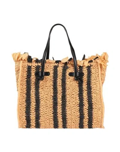 Gianni Chiarini Marcella Club Woman Handbag Apricot Size - Paper, Polyurethane In Orange