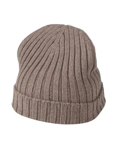 Aragona Woman Hat Light Brown Size Onesize Cashmere In Brown
