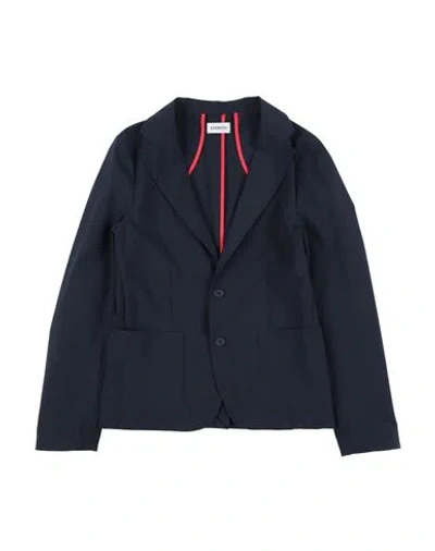 Bikkembergs Toddler Boy Blazer Midnight Blue Size 5 Cotton, Elastane In Blue