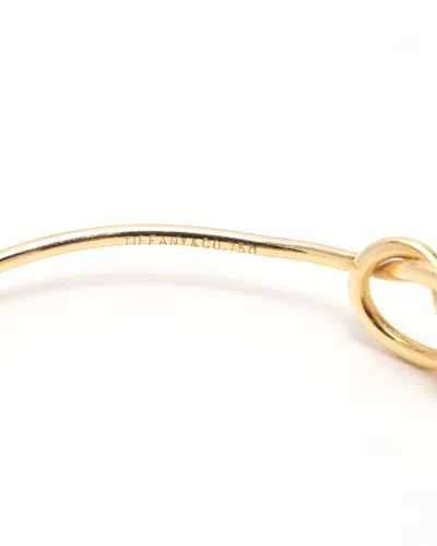 Tiffany & Co Love Knot 18kt Gold Bracelet In Gold