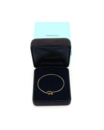 Tiffany & Co Love Knot 18kt Gold Bracelet In Gold