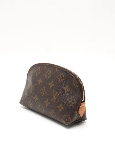Pre-owned Louis Vuitton Monnogram Cosmetic Pouch In Brown