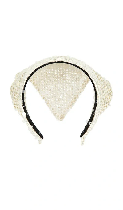 Lele Sadoughi Headband Å¤´å·¾/å¤´é¥°å¸¦ Â€“ Ç™½è‰²äº®ç‰‡. Å°ºç � All. In Gold