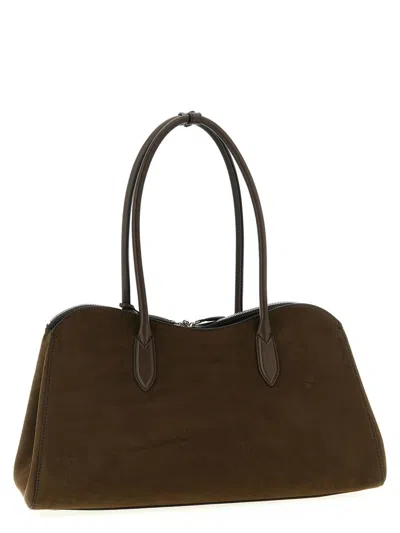 Stella Mccartney Ryder Open Shoulder Bag In Brown