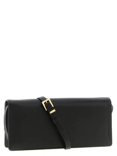 Tom Ford Supple Grain Shoulder Bag In Black