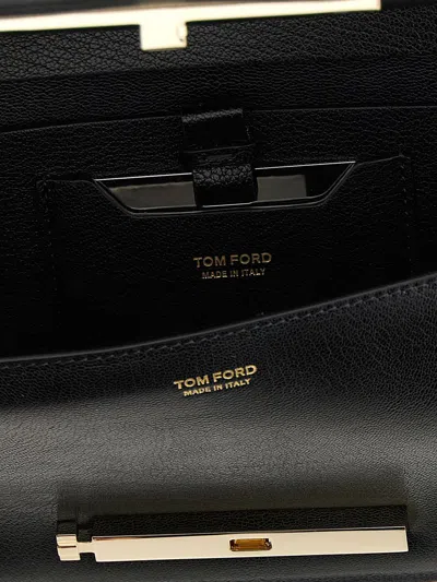 Tom Ford Supple Grain Shoulder Bag In Black