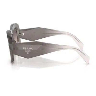 Prada Symbole Oversized-frame Sunglasses In Brown