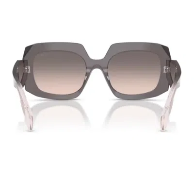 Prada Symbole Oversized-frame Sunglasses In Brown